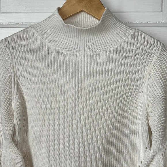 525 AMERICA MOCK NECK SWEATER WITH BELL SLEEVES - Picture 3 of 10